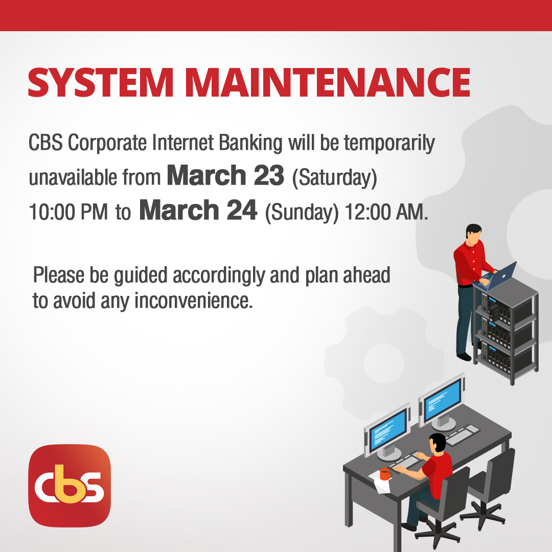 System Maintenance Advisory 03232024 